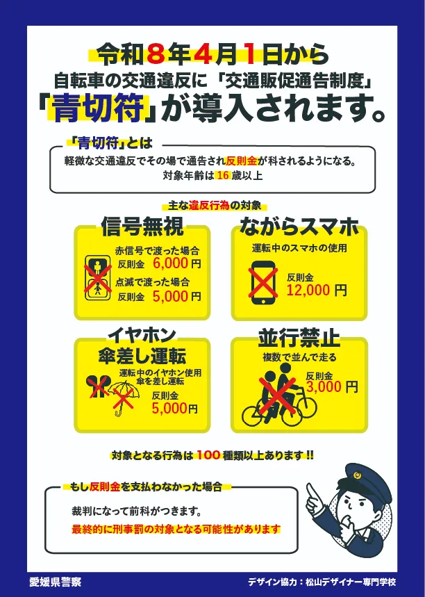 青切符ポスター